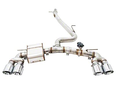 AWE Volkswagen Golf R MK7.5 SwitchPath Exhaust w/Chrome Silver - 3025-42066