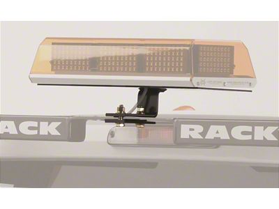 BackRack Light Bracket 16in x 7in Base Center Mount - 91002REC