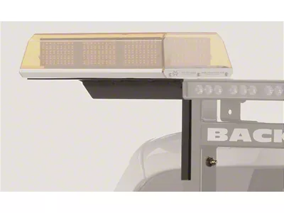 BackRack Light Bracket 16in x 7in Base Drivers or Passenger - 91007