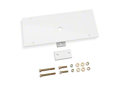 BackRack Universal Light Bracket 10-1/2in Base CM Single - White - 91002W