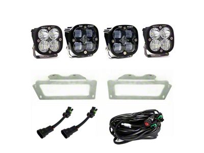 Baja Designs 09-12 Ram 2500/3500 Fog Pocket Kit - White - 447619