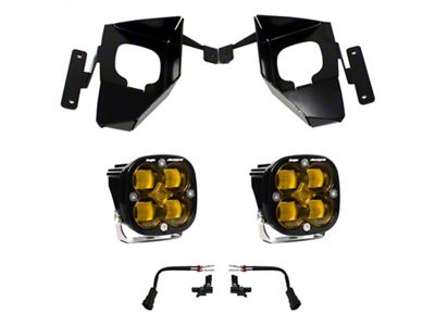 Baja Designs 16-18 Silverado 1500 Squadron Fog Pocket Kit - 447535