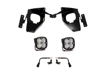 Baja Designs 16-18 Silverado Squadron Sport Fog Pocket Kit W/C - 447536
