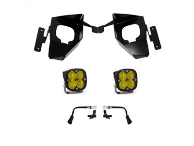 Baja Designs 16-18 Silverado Squadron Sport Fog Pocket Kit W/C - 447537