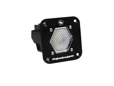 Baja Designs LED Light Pod Flush Mount Clear S1 Work/Scene - 381006