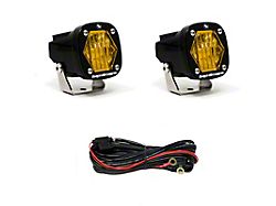 Baja Designs S1 LED Auxiliary Light Pods; Wide Cornering Beam; Amber (Universal; Some Adaptation May Be Required)