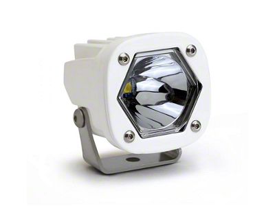Baja Designs S1 White LED Auxiliary Light Pod; Spot Beam; Clear (Universal; Some Adaptation May Be Required)