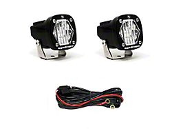 Baja Designs S1 LED Auxiliary Light Pods; Wide Cornering Beam; Clear (Universal; Some Adaptation May Be Required)