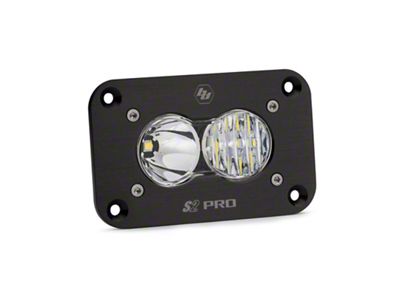 Baja Designs S2 Pro Flush Mount LED Light; Driving/Combo Beam (Universal; Some Adaptation May Be Required)