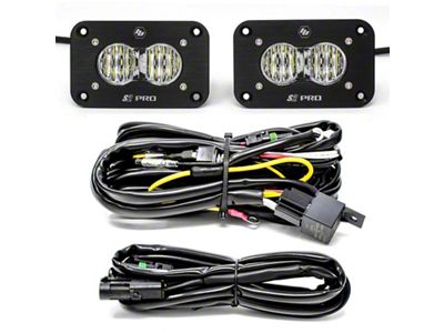Baja Designs S2 Pro Wide Cornering Pair Flush Mount LED - 487807