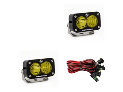 Baja Designs S2 Pro Wide Cornering Pair - LED Amber - 487815