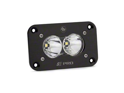 Baja Designs S2 Pro Flush Mount LED Light; Spot Beam (Universal; Some Adaptation May Be Required)
