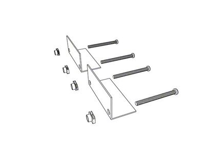 BAK Industries BAKBox2 Clamping Brackets AB Qty 2 w/ U-Nuts & - PARTS-276A0005