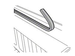 BAK Industries Bulkhead Seal Thick Ribbed 3/4in x 65in - PARTS-326A0004