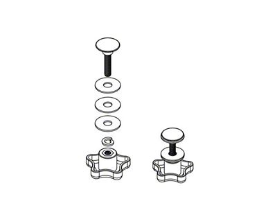 BAK Industries Elevator Bolt Assembly Includes 2 Complete Knob Sets - PARTS-254A0001