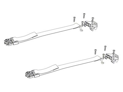 BAK Industries Underside Buckle Ends & Strap Clips Qty 2 w/ - PARTS-356A0003
