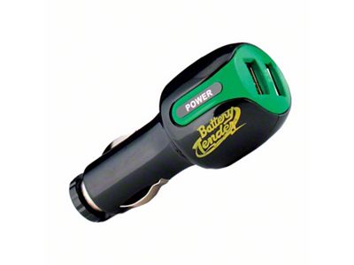 Battery Tender 12V 24V 1- 2.5AMP Dual Port USB Charger - 021-0161