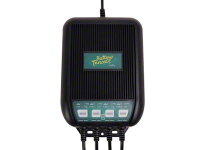Battery Tender 4 Bank 12 Amp On-Board Marine Battery Charger - 022-1004-DL-WH