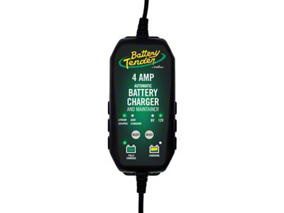 Battery Tender 6V 12V 4AMP Lead Acid and Lithium Selectable - 022-0209-BT-WH