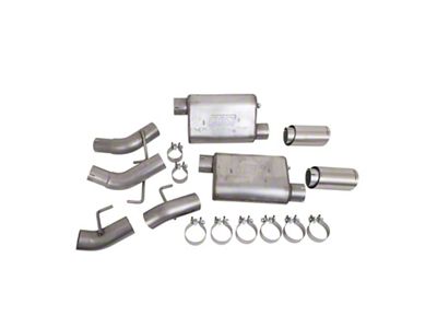 BBK Vari-Tune Axle Back Exhaust Kit 2 Adjustable Performance Mufflers - 41065