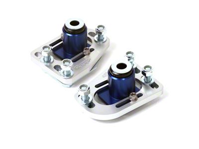 BBK 79-93 Mustang Caster Camber Plate Kit - Silver Anodized - 2525