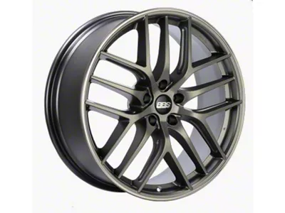 BBS CC-R Satin Platinum with Polished Rim Protector Wheel; 20x9; 25mm Offset