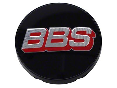 BBS Center Cap 56mm Black/Silver/Red - 10.02.5114