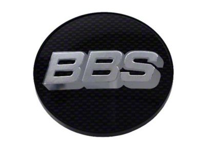 BBS Center Cap 56mm Carbon/Silver
