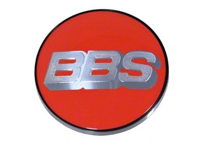 BBS Center Cap 70.6mm Red/Silver 5-Tab