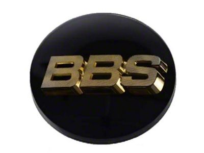BBS Center Cap 70.6mm Black/Gold 4-tab 56.24.120 - 56.24.119