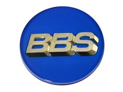 BBS Center Cap 70.6mm Blue/Gold 4-Tab - 56.24.132