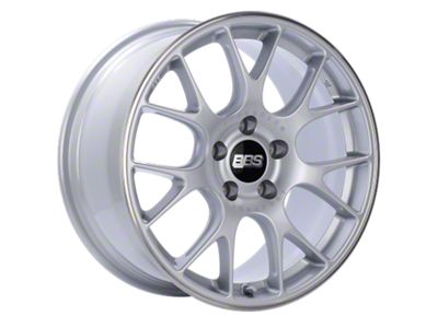 BBS CH-R Brilliant Silver with Polished Rim Protector Wheel; 19x8; 38mm Offset