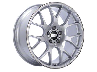 BBS CH-R Brilliant Silver with Polished Rim Protector Wheel; 20x9; 25mm Offset