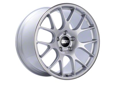 BBS CH-R Brilliant Silver with Polished Rim Protector Wheel; 20x11.5; 47mm Offset; 5x130mm Bolt Pattern; 71.60mm Hub Bore