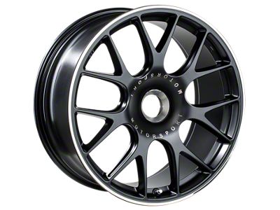 BBS CH-R Satin Black with Polished Lip Wheel; 20x9; 51mm Offset