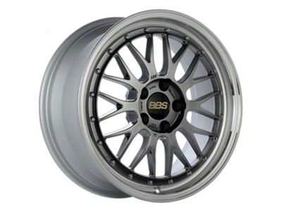 BBS LM Diamond Black with a Diamond Cut Machined Lip Wheel; 18x8; 40mm Offset