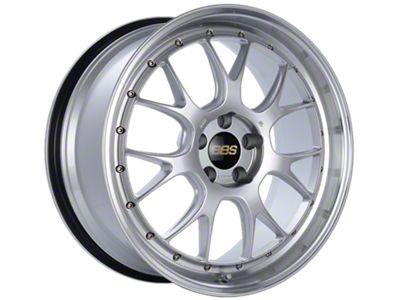 BBS LM-R Diamond Silver with a Diamond Cut Machined Lip Wheel; 20x9.5; 40mm Offset