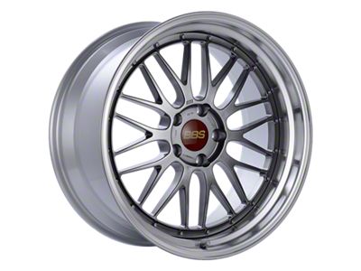 BBS LM Diamond Black with a Diamond Cut Machined Lip Wheel; 20x10; 20mm Offset