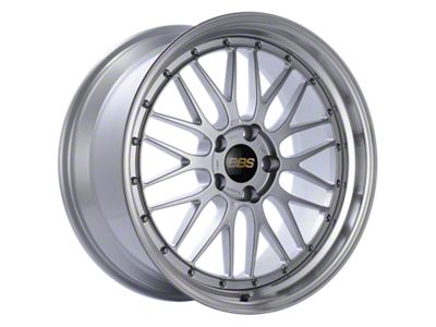 BBS LM Diamond Silver with a Diamond Cut Machined Lip Wheel; 20x9.5; 37mm Offset