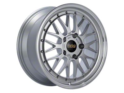 BBS LM Diamond Silver with a Diamond Cut Machined Lip Wheel; 18x8.5; 56mm Offset