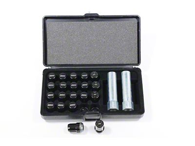 BBS McGard Lug Nut Set 12x1.25 Black - w/Locks - LGM125I