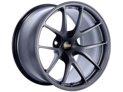 BBS RI-A Matte Graphite Wheel; 18x9.5; 23mm Offset; 5x120mm Bolt Pattern; 82mm Hub Bore