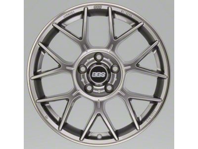 BBS XR Platinum Gloss Wheel; 18x8; 33mm Offset; 5x112mm Bolt Pattern; 82mm Hub Bore