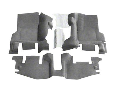 BedRug 97-06 Jeep TJ Front 3pc BedTred Floor Kit w/Center - BTTJ97F
