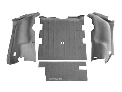 BedRug 97-06 Jeep TJ Rear 4pc BedTred Cargo Kit Incl - BTTJ97R