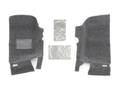 BedRug 2018+ Jeep JL 2Dr Front 2 Pc Floor Kit - BRJL18F2