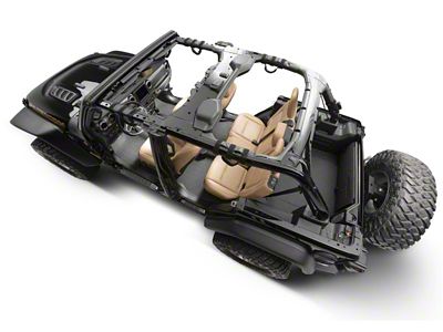 BedRug 18-23 Jeep JL 4 Door BedTred 3pc Front Floor - BTJL18F4