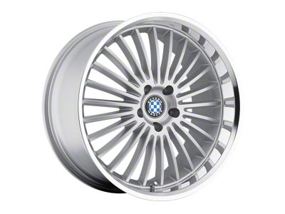 Beyern Multi Silver with Mirror Cut Lip Wheel; 20x8.5; 20mm Offset
