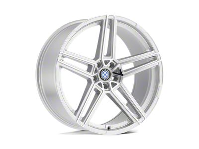 Beyern Gerade Silver with Mirror Cut Face Wheel; 22x10; 30mm Offset