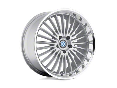Beyern Multi Silver with Mirror Cut Lip Wheel; 22x11; 25mm Offset